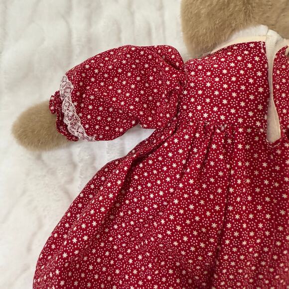 Vintage Anna Club Plush Bunny Rabbit 18 '' The Leather Tag Line - Picture 15 of 16